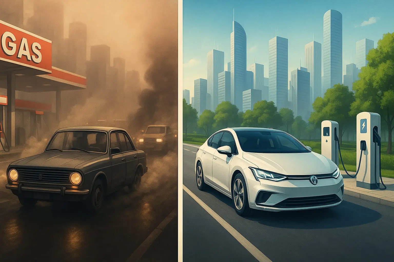 Petrol vs Electric Cars